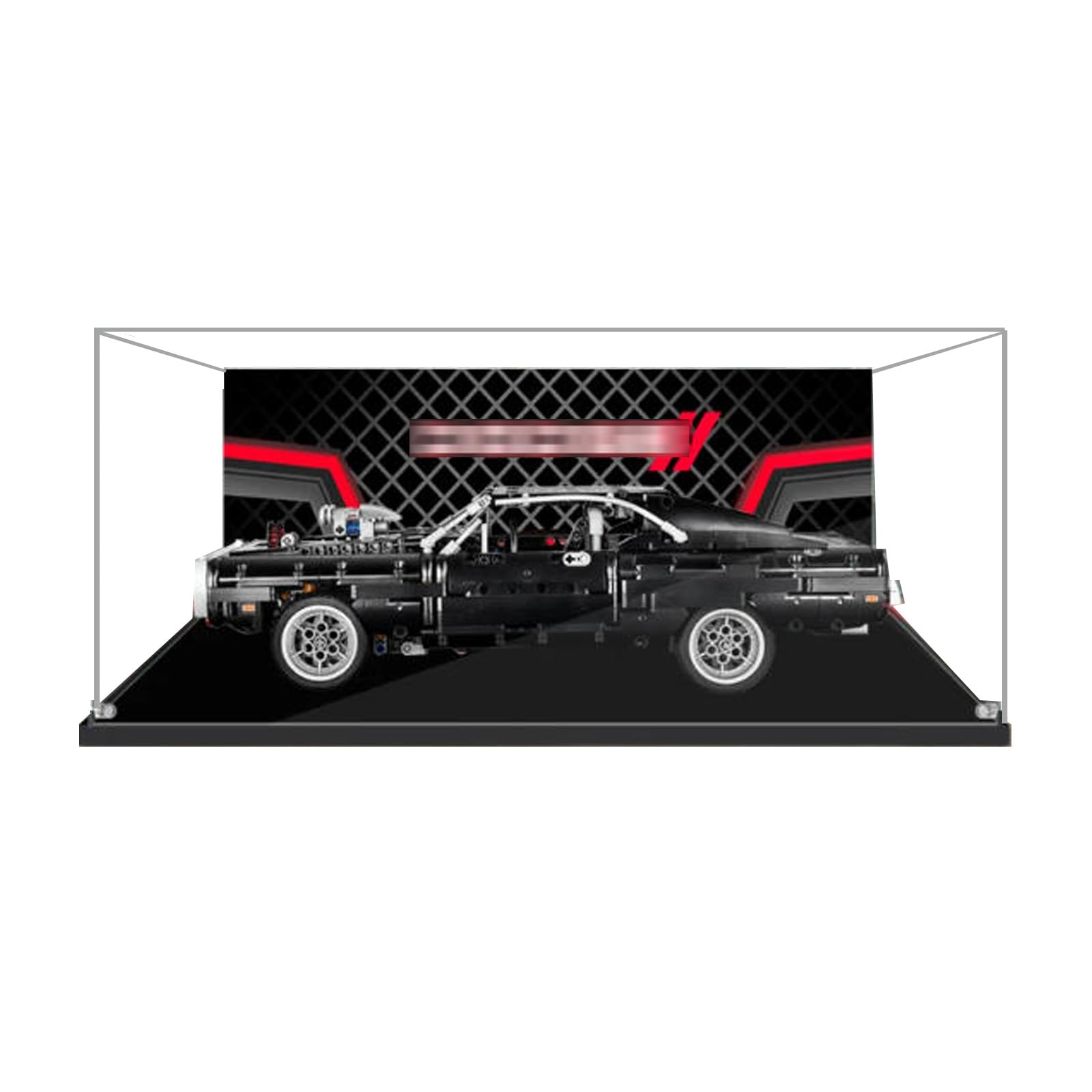 Clear Acrylic Display Case Only for Lego 42111 Car (Background)