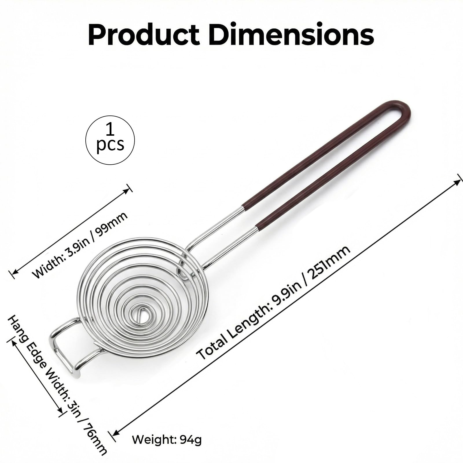 Separador Huevo Acero Inoxidable, Separador De Yema De Huevo, Separador De Huevo Amarillo Y Blanco, Gadget Cocina Con Manijas, Herramientas De Filtrado
