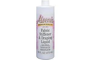 Aleene's Fabric Stiffener & Draping Liquid, Clear (16 oz.)