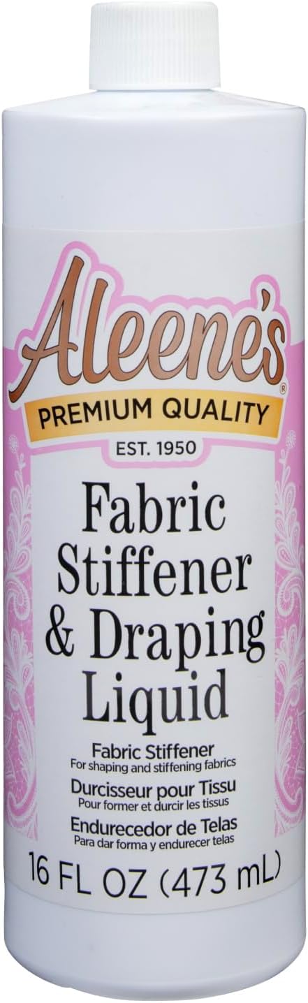 Fabric Stiffener and Draping Liquid 16oz