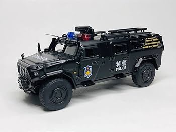 XCARTOYS拓意模型　日本未発売中国特警車両+フィギュア5体 XCARTOYS拓意模型 日本未発売中国特警車両+フィギュア5体