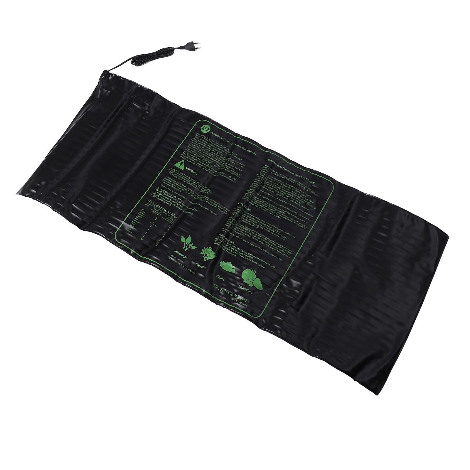 Almohadilla Térmica para Germinación de Plantas, Estación de Impermeable 48x20 Pulgadas, Control de Temperatura Ajustable para Semillas, Esquejes y Cultivo Interior