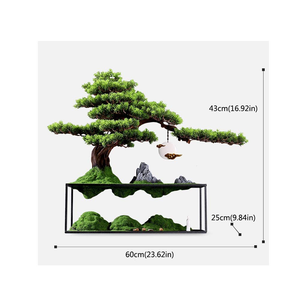 Sztuczne Bonsai Yingbin Yingbin Duża sosna Bonsai Symulacja Drzewo Ogród Ogród Na Zewnątrz Dekoracja Domu Fałszywa Roślina Roślina Symulacja Drzewa Wysokość 16,9