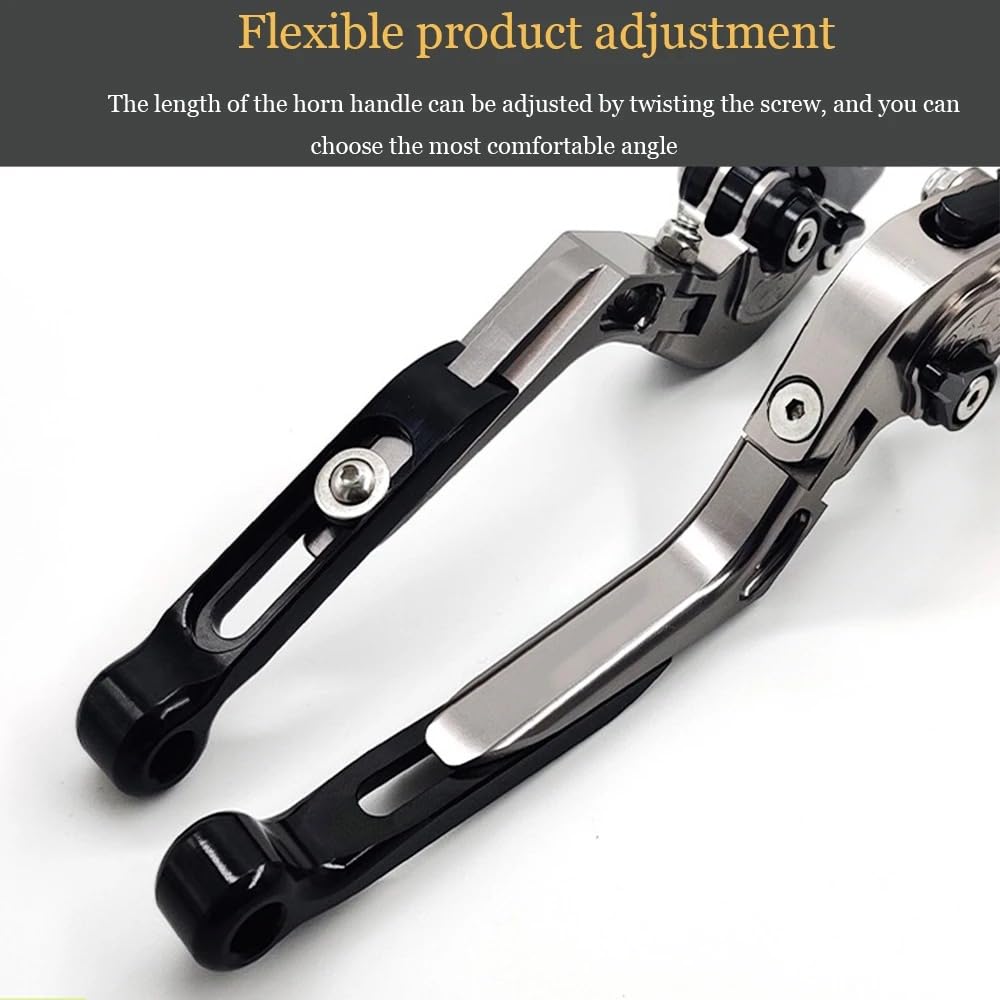Per SH300 SH 300 2008 Accessori Moto Regolabile CNC Pieghevole Extensibile Maniglia Freno Maniglia Frizione Leve Rosso + Nero + Rosso