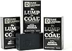 Duke Cannon Supply Co. Big Lump of Coal Soap Bar for Men Holiday Edition (Bergamot & Black Pepper Scent) Superior Grade, Extra Large, Paraben-free, All Skin Types, 10 oz (3 Pack)
