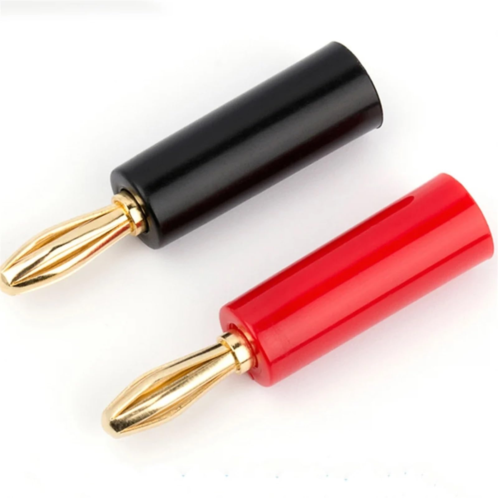 8 sztuk pozłacane 4 mm złącza bananowe adapter kabel głośnikowy kabel audio