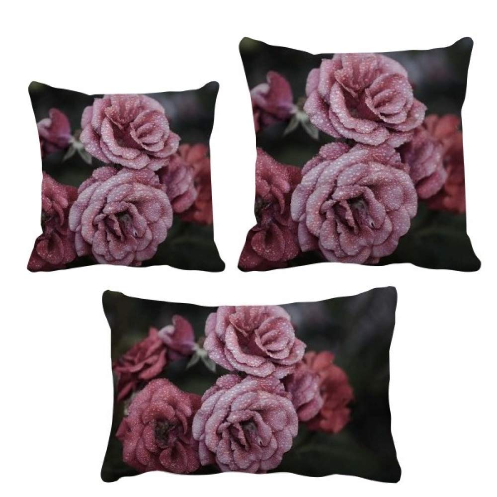 Coussin roses : housse de coussin DIYthinker pour déco salon chic