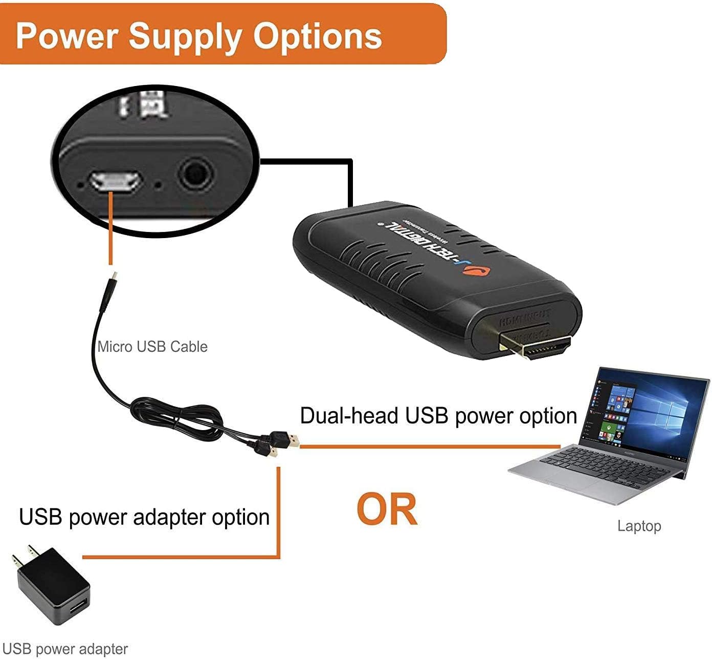 🔥 Hot Deals J-Tech Digital Wireless HDMI Dongle | Adapter | Extender Kit 100' Range Wi-Fi 1080p with IR Passthrough Promo Discount Up To 70% Off J-Tech Digital Wireless HDMI Dongle | Adapter | Extender Kit 100' Range Wi-Fi 1080p with IR Passthrough