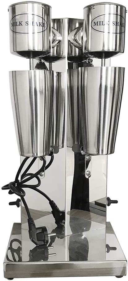 Blenders For Kitchen,110V 18000RMP Commercial Double Heads Drink Mixer Blender Machine, Stainless Steel Ice Cream Mixer Smoothie, Portable Classic Milkshake Machine Maker (US Stock)