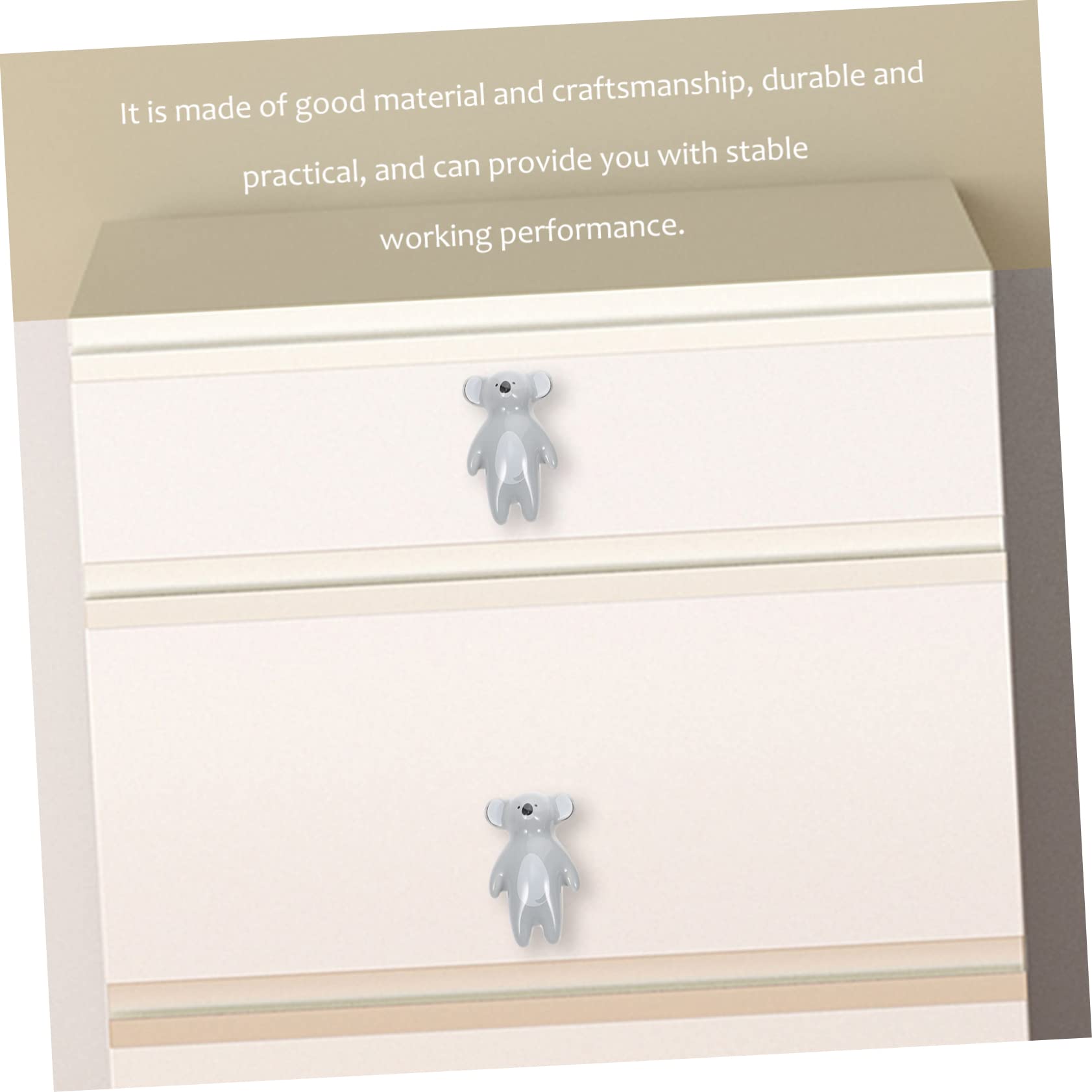 SHINEOFI Pomelli per Mobili in Ceramica e Lega, 8 Pezzi, Forma Animale, Decorativi e Facili da Installare, per Cameretta e Armadi