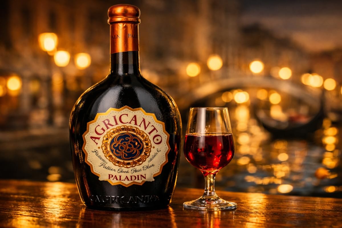 CG94 - Agricanto Paladin – Liquore a Base di Vino Raboso – 3 Bottiglie da 700 ml – Aromi di Ciliegia e Mandorla | Confezione Global Dream