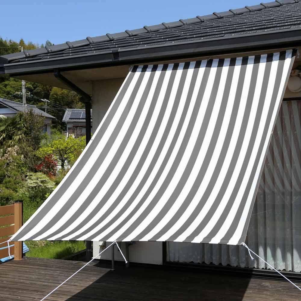 Amazon.co.jp: サンシェード日よけ オーニング 幅190×丈240cm 1枚