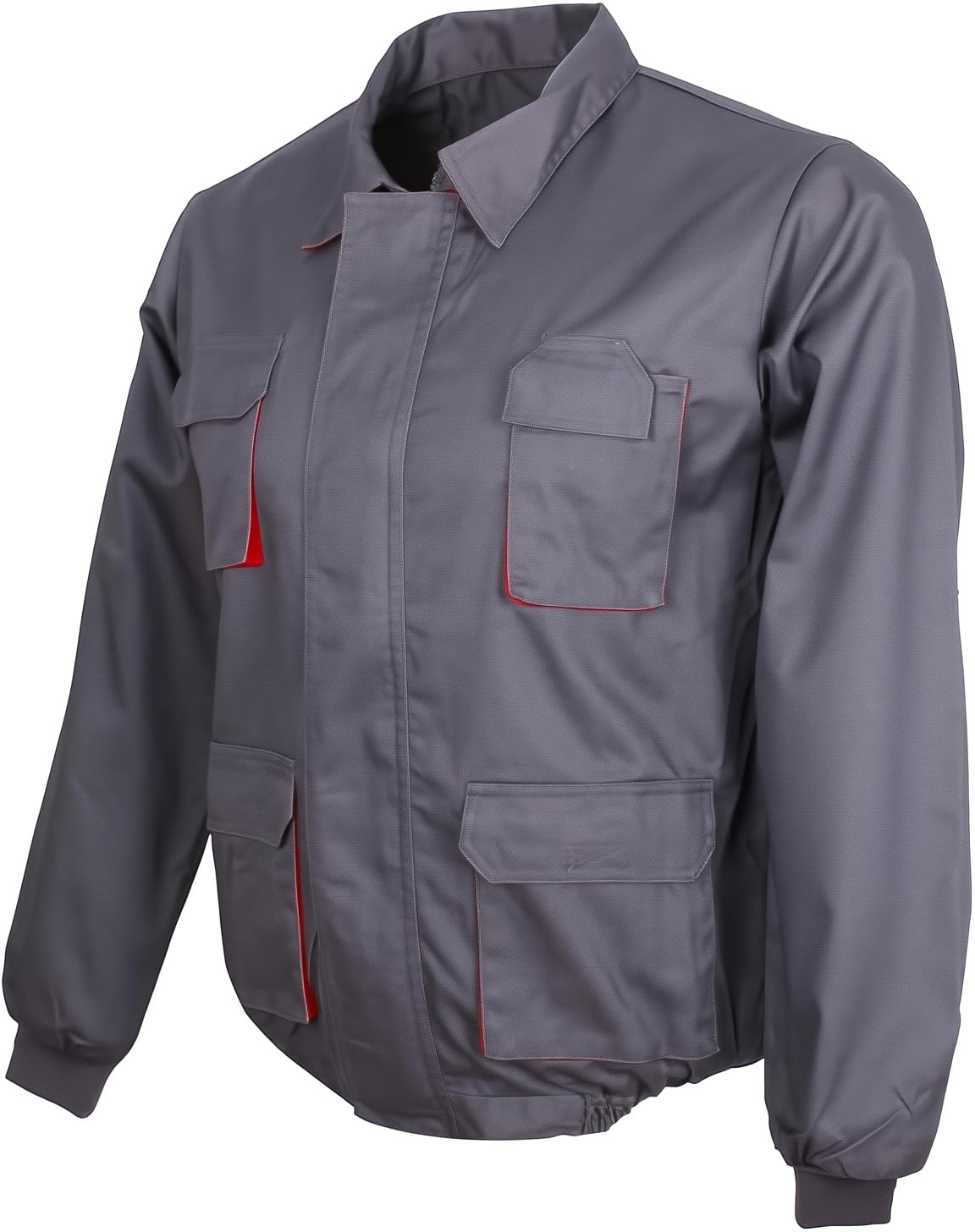 Chaqueta Trabajo Multibolsillos Profesional Industria Construccion Seguridad Cremallera Velcro Serie 884