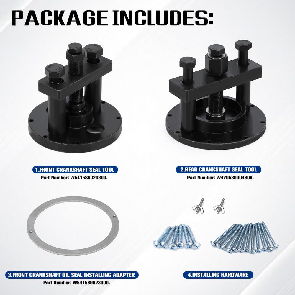 Crankshaft Oil Seal Front & Rear Seal Remover & Installer Tool Kit for Detroit Diesel DD13 & DD15 Engines W470589004300 W541589023300 W541589003400 - Image 3