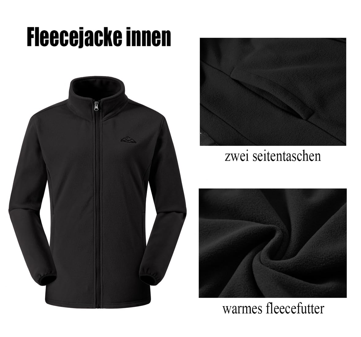 YSENTO Damen 3-in-1 Skijacke Winter Fleecejacke wasserdichte Winddichte Warme Funktions Outdoor Softshell Jacke mit Abnehmbarer Kapuze
