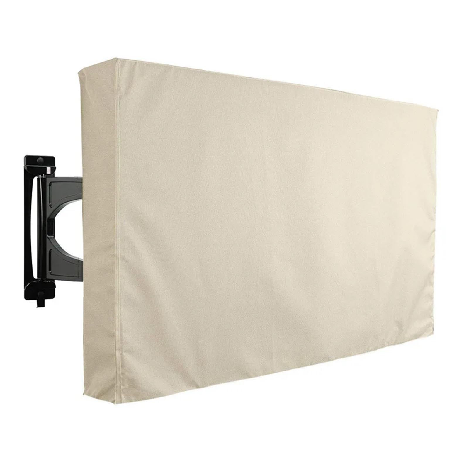 Copertina Per TV Copertura TV resistente alle intemperie for piscina all'aperto for proteggere lo schermo antipolvere e impermeabile generale for mobili(Beige,65 inch to 70 inch)