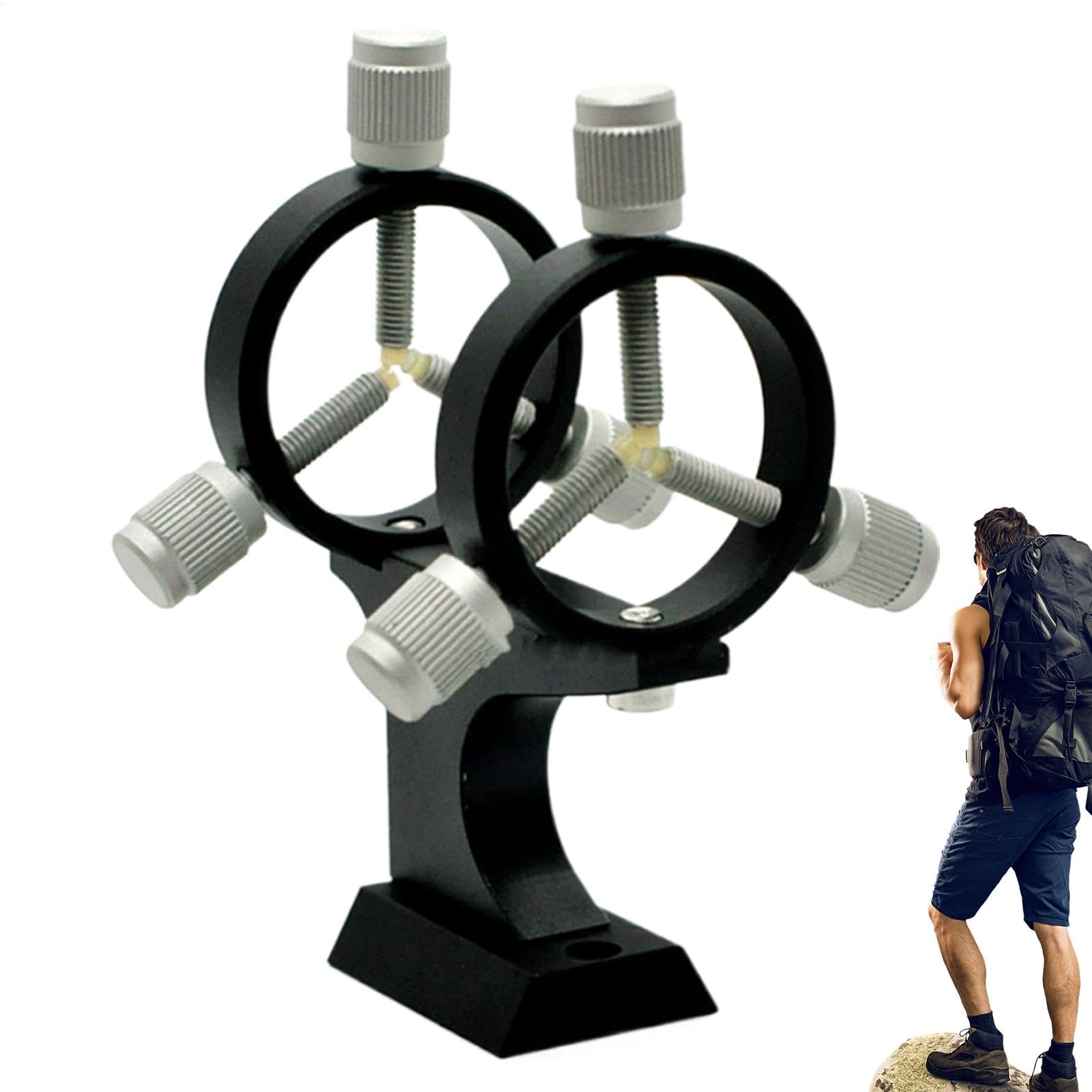 Finder Scope - Soporte de aleación Ajustable, Base de Montaje portátil, fácil instalación, Accesorios para telescopio astronómico