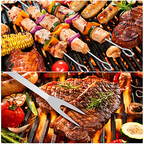 Grillbesteck Set 16-teilig – Edelstahl BBQ Werkzeug mit Tasche – Ansicht 5