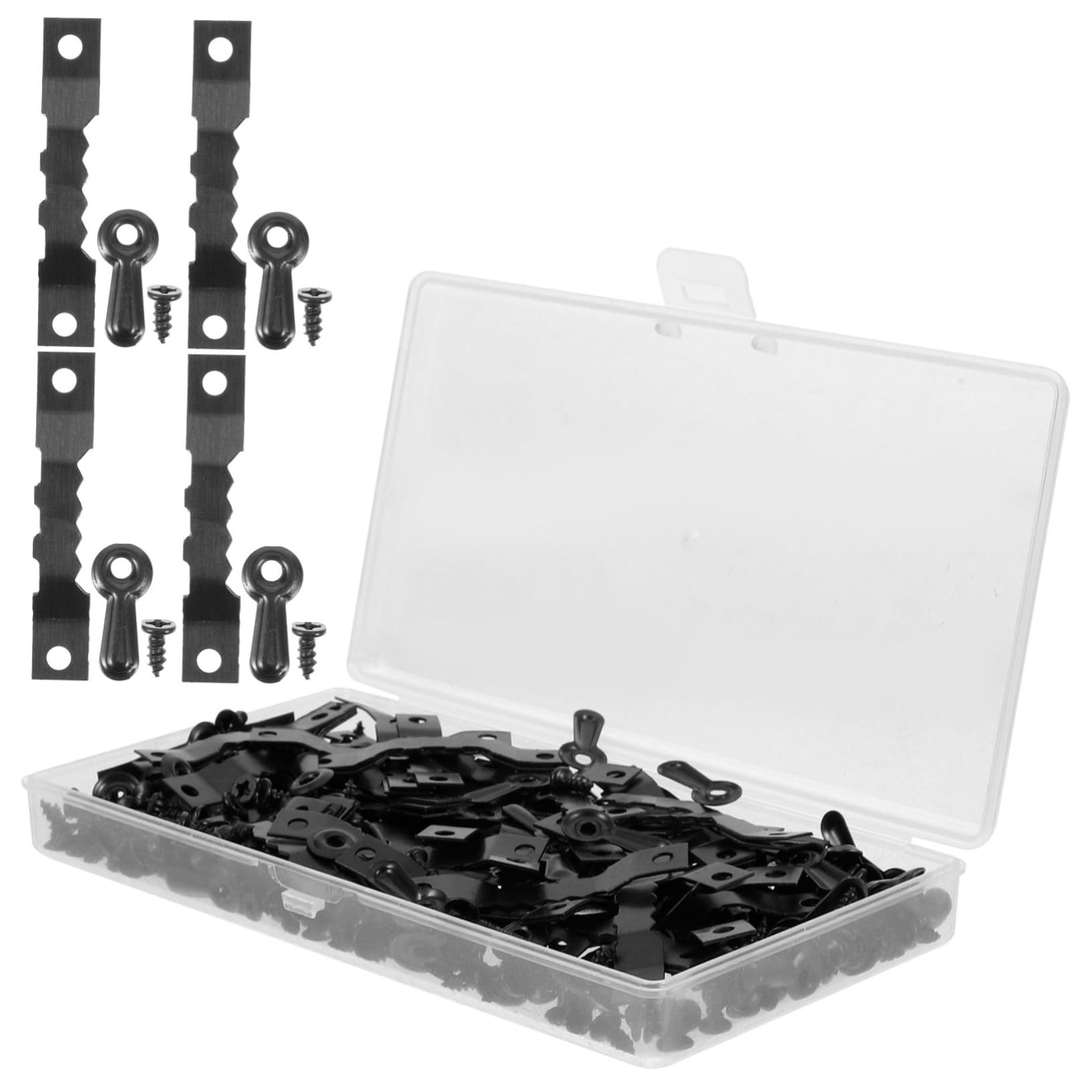 Alipis Lot De 5 Crochets Pour Cadre Photo Plaque Arrière Crochets Pour Tableau Pinces De Suspension Pour Tableau Crochets Pour Rail Pour Tableau Kit De Cadres Clous Pour Cadre