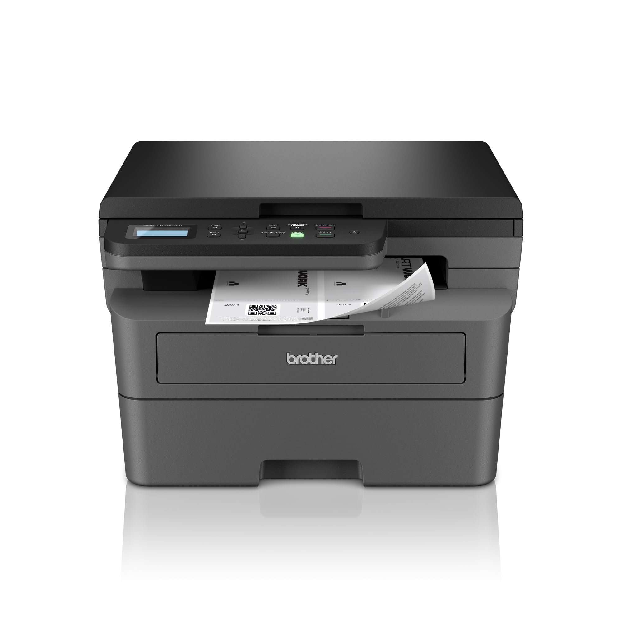 Brother DCPL2620DW, Impresora multifunción 3 en 1 láser Monocromo WiFi con impresión automática a Doble Cara
