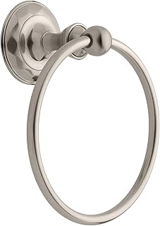 Delta Faucet 133057 Pirouette Towel Ring, Satin Nickel