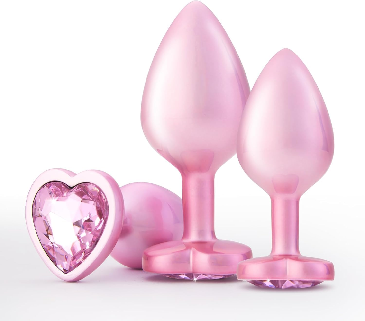 Butt Plug Anal Sex Toys - UTIMI Anal Plug with Crystal Diamond Base Adult Anal Trainer Kit Anal