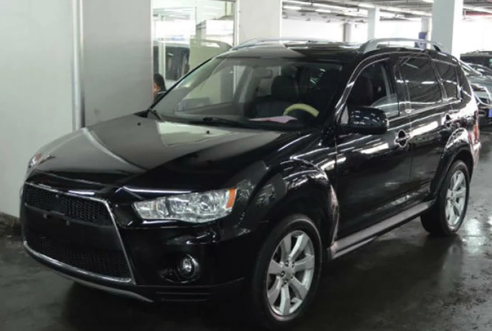 Fari per Mitsubishi Outlander 2010-2015 Gruppo Ottico Anteriore Luce Diurna Auto Gruppo Ottico Completo per Auto Fari Anteriori Gruppo Ottico Anteriore (Entrambi i Lati)