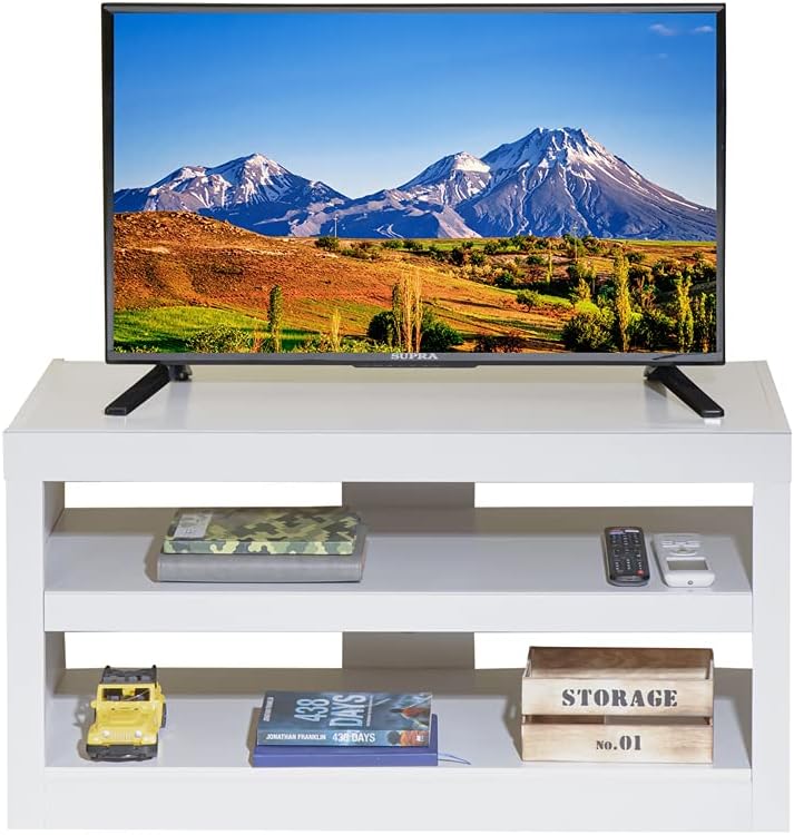 WT-EASYCARE WTV Unit Stand- Engineered Wood with Spacious Storage Open Shelf for Set-Top Box & Accessories, Strong & Durable, Convenient Drawers- Ideal for Living Rooms, Offices & Bedrooms