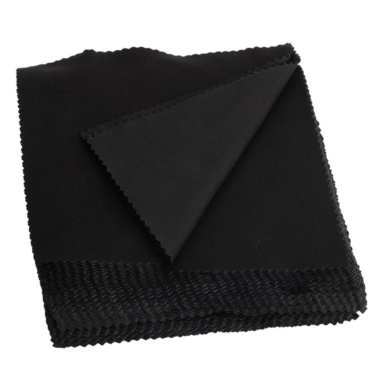 Paños de Limpieza para Gafas y Pantallas, Microfibra Doble Cara, Negro, 100 Unidades, Reutilizables Secado Rápido, para Uso Diario en Limpieza de Lentes y Dispositivos Electrónicos