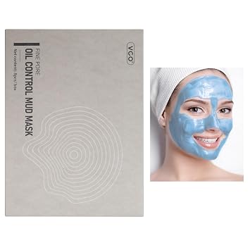 VGO Oil Control Mud Mask 8 Pods Men & Women Facial Mask Skincare Deep Pore Cleansing Blackhead