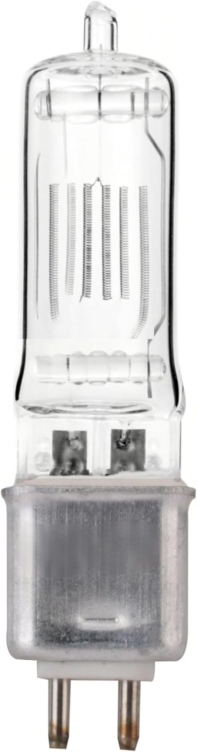 (6 Pack) GLA 575W 115V G9.5 T-6 Halogen Light Bulb for Stage and Studio