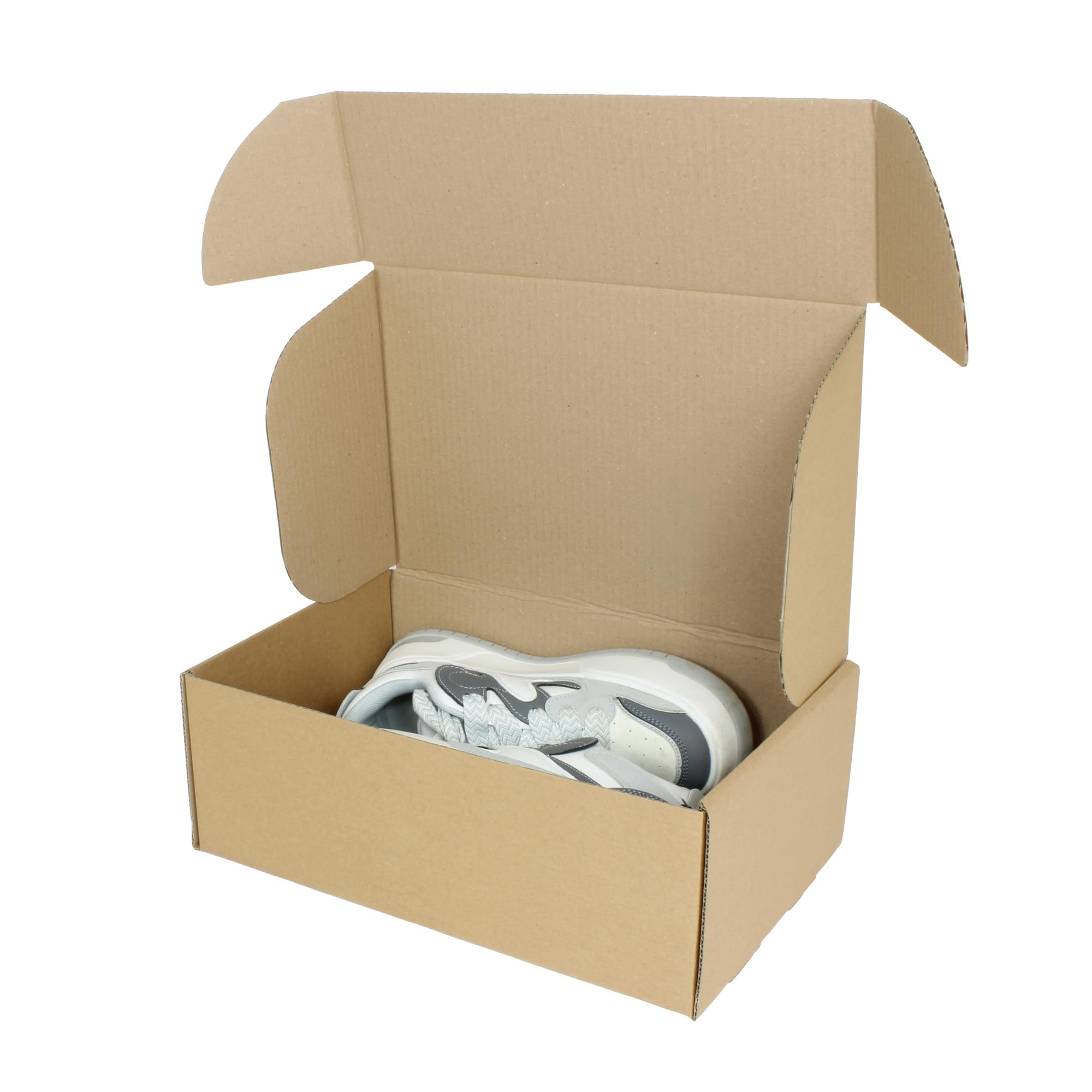 Selfhold Cardboard Shoe Boxes 350 X 230 X 130mmIdeal For High HeelsKidsAdultsShoes And BootsPack Of 10 from B&Q