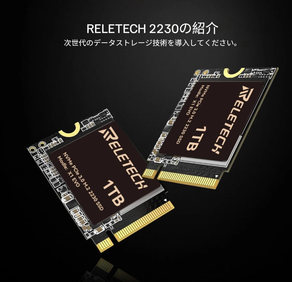 【新品】Reletech X1 EVO M.2 2230 SSD 1TB Amazon | RELETECH X1 EVO NVMe SSD M.2 2230 PCIe 【Steam Deck/ASUS