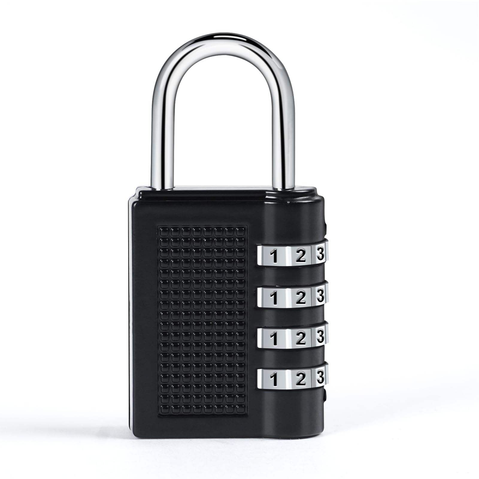 flintronicFlintronic Luggage Locks, 1Pack Combination Padlocks, 4-Digit Security Padlocks, Small Luggage Padlocks for Travel Baggage Suitcases Backpack, Code Locks for Tent Lockers-Black