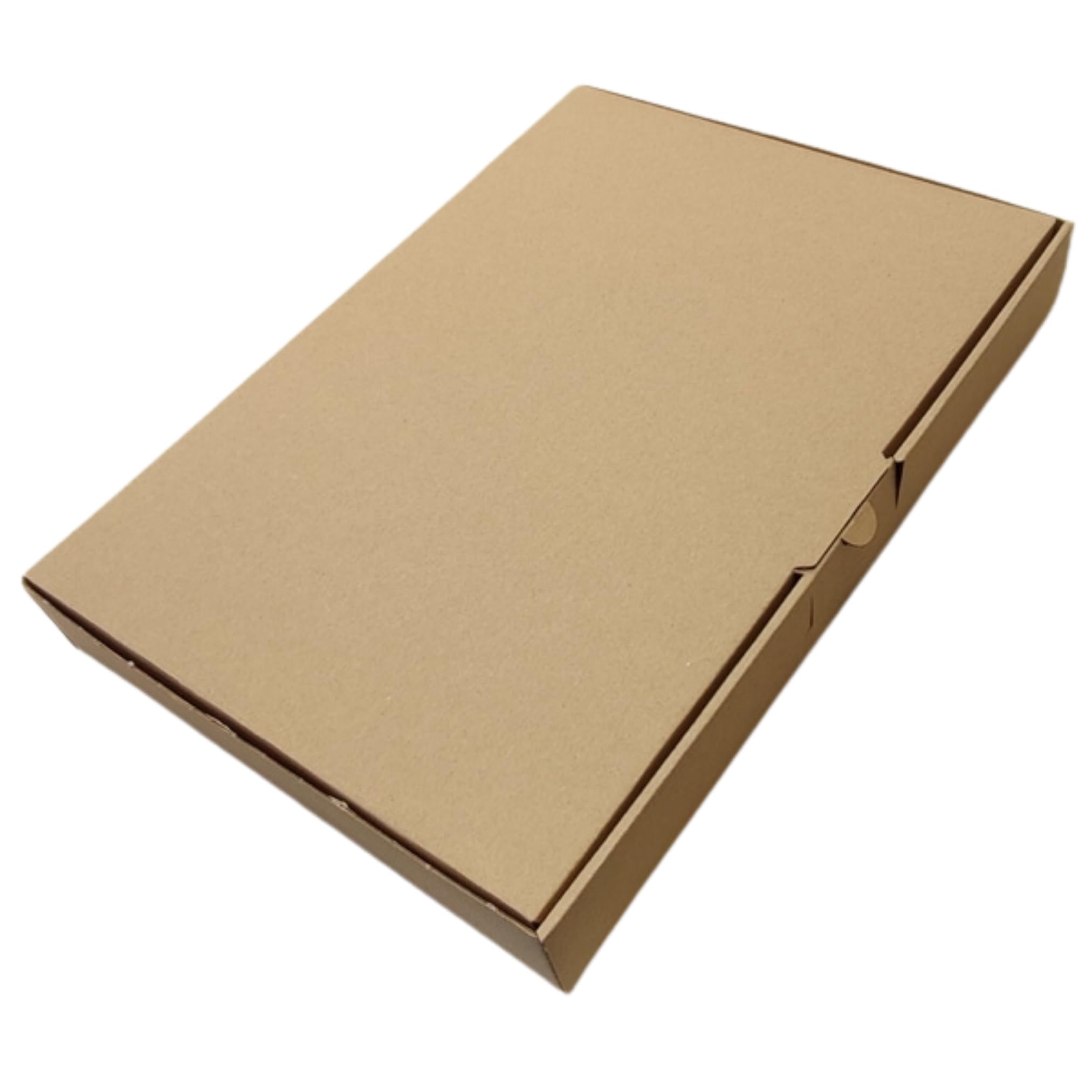 Faltschachtel 339 x 240 x 44 mm Versandschachtel einwellig Maxibrief BRAUN (50)