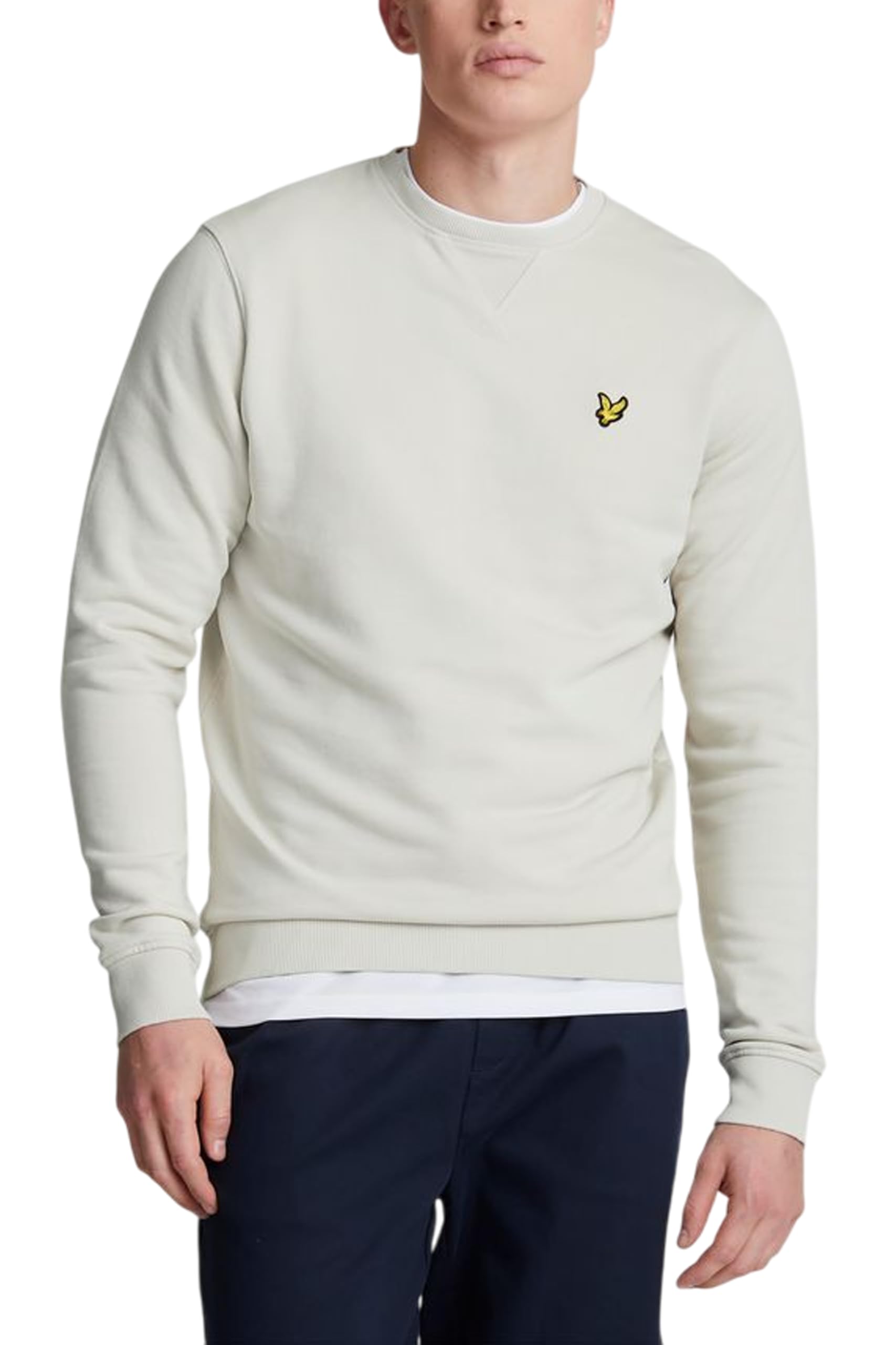 Lyle & Scott Men's   Grey Cotton Crew Neck Sweatshirt in Size S, BrandAlley