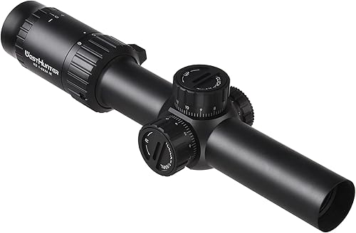 Miniatura 8 de WestHunter Óptica HD 1-6x24 IR LPVO Riflescope, 1.181 in, iluminación táctica de precisión táctica de precisión 15 MIL  2 tipos de retículas