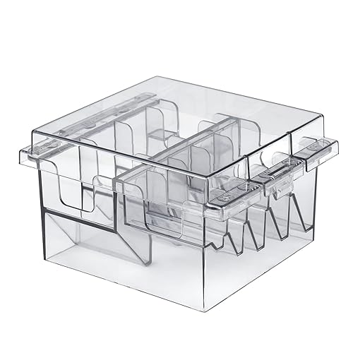 Miniatura 7 de Organizador de cuchillas de plástico para 8 cuchillas Estuche de almacenamiento Rack Clipper Soporte de peine