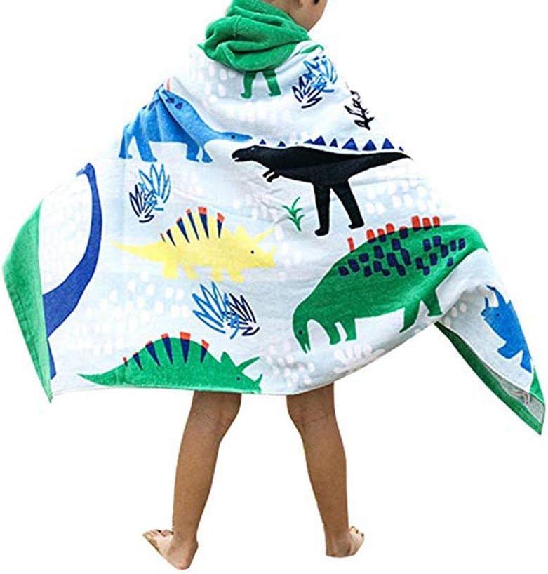 TANGDIAABBCC Kids Hooded Beach Bath Towel 76 * 127cm (L*W) Children's Bath Towels 100% Cotton Cover-Ups