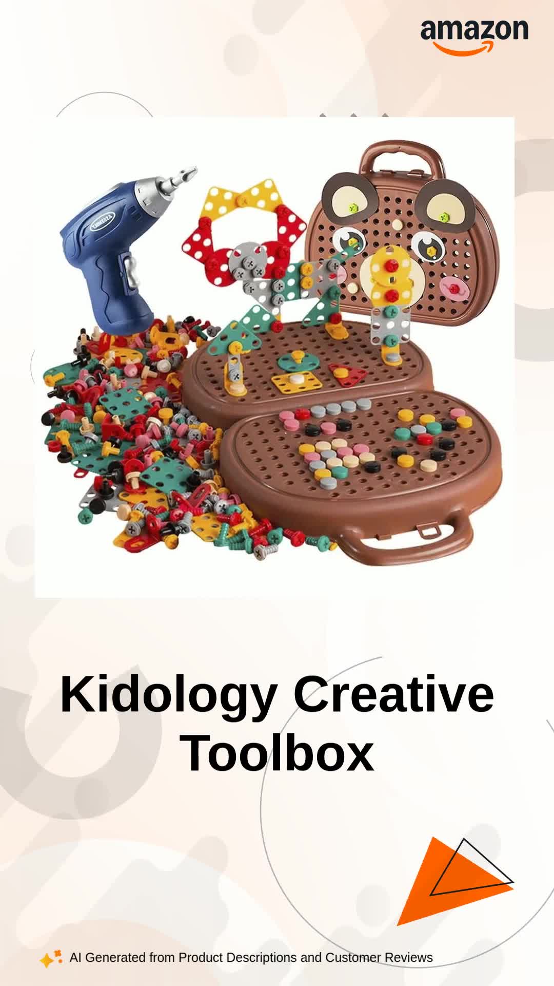 Buy Kidology Creative Toolbox with Toys Electric Drill Screwdriver