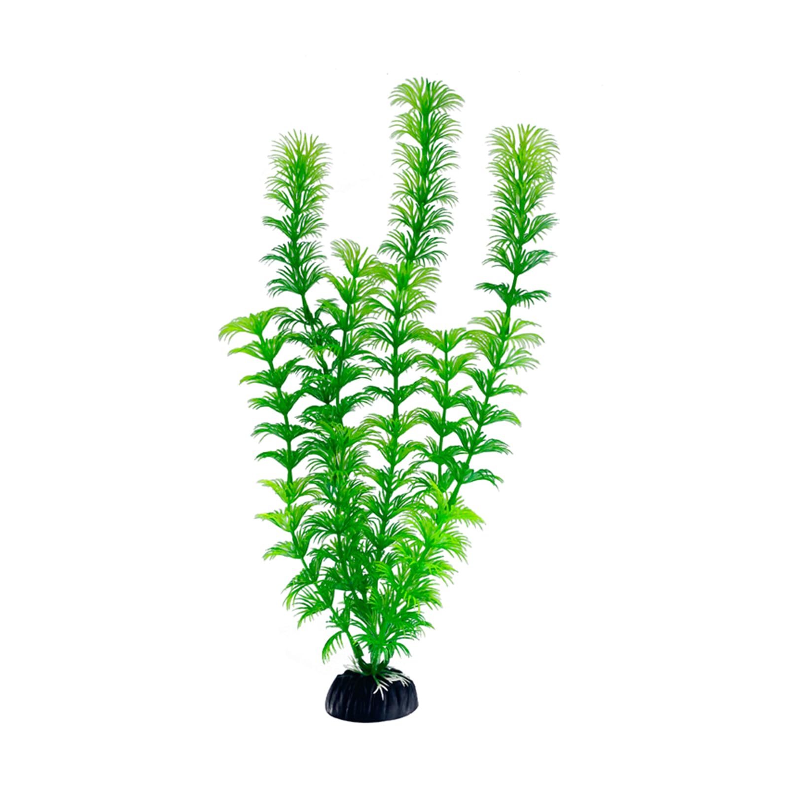 Nucelit 10 PCS Aquarium Decors Plant Ornaments Green Aquatic PlantTank Landscaping Green Artificial Leaves Hiding Aquarium Decorations Fishtank Accessories