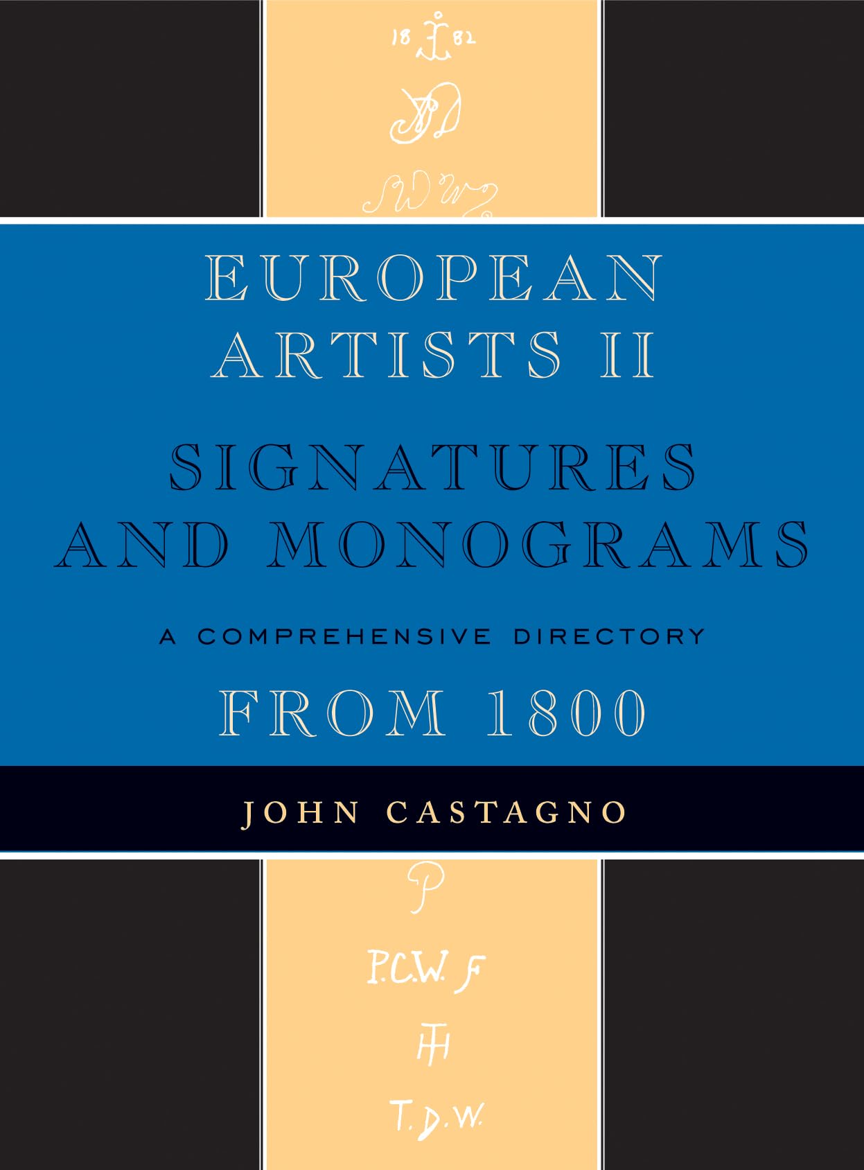 European Artists II signatures de peintres monogrammes guide encyclopédie