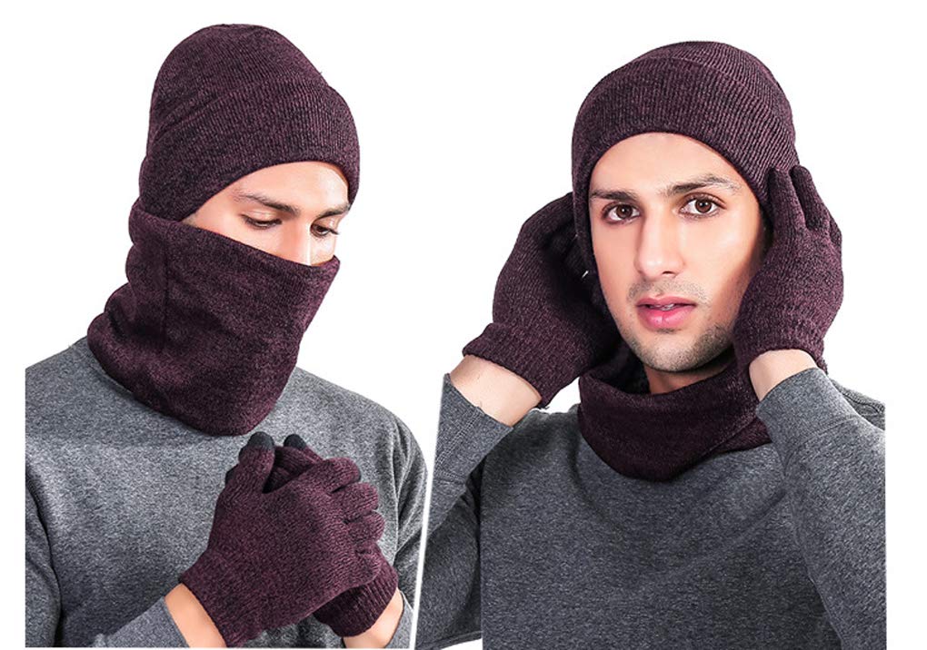 Set Invernale Uomo/Donna TYXHXTF | Berretto, Sciarpa E Guanti Touch Screen Per Sport Outdoor - Foto 10