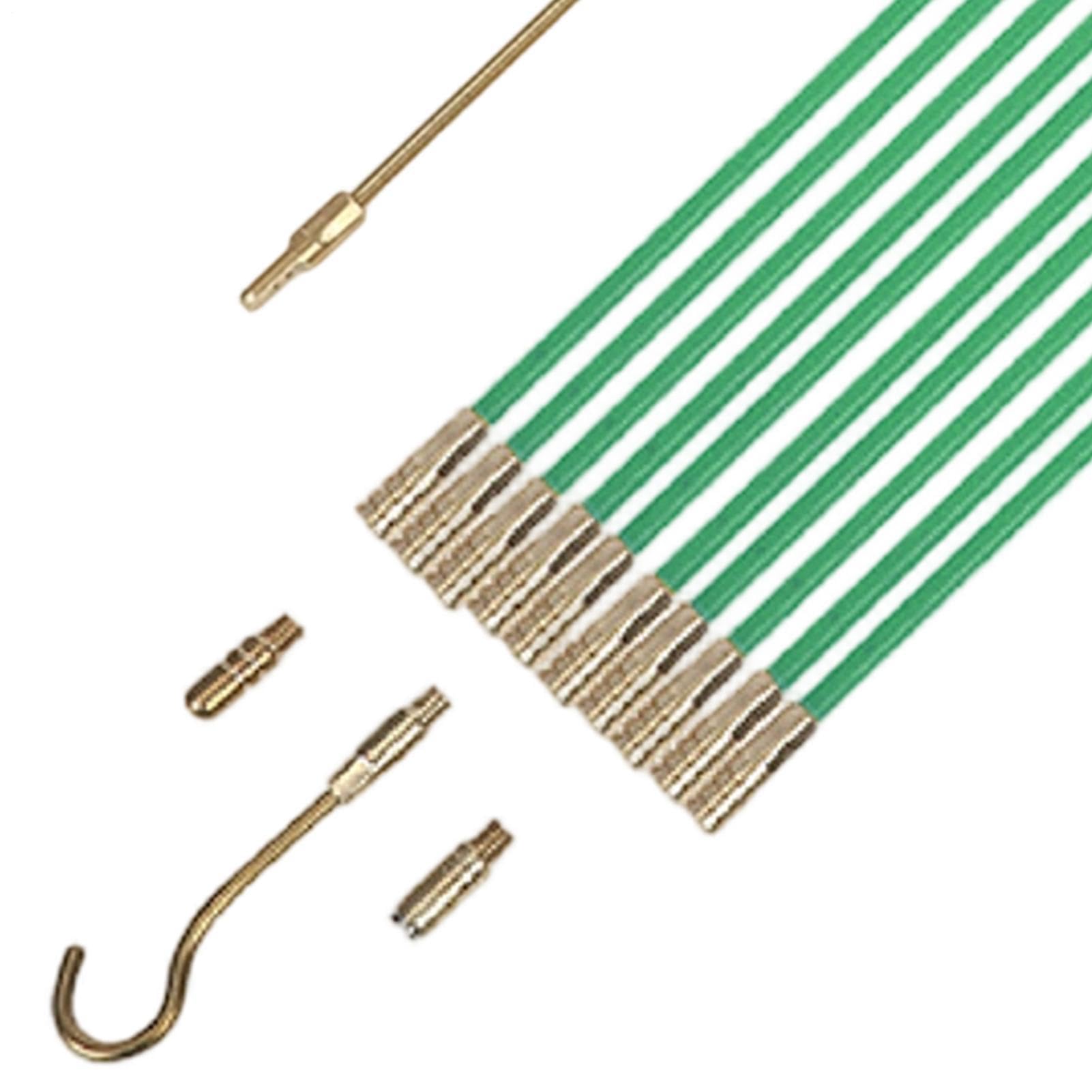 Passacavi Kit attrezzi per passaggio cavi in fibra di vetro | passaggio fili in fibra di vetro Pratico E Resistente Per Uso Domestico Industriale Edile In Soffitti Solai Interni Esterni