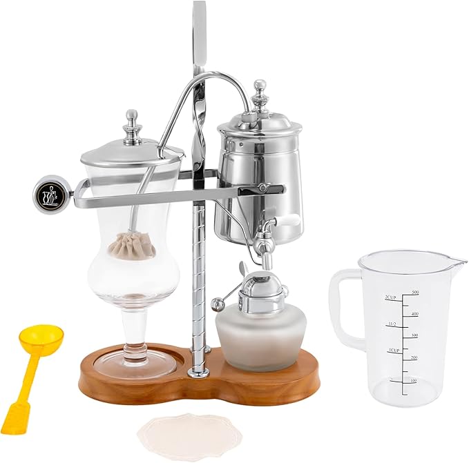 Cafetera Sifón Manual con Lámpara de Alcohol, Capacidad 5 Tazas miniatura 4
