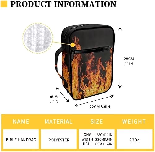 Miniatura 10 de Coldinair Funda para Biblia con nombre personalizado para hombres y mujeres, funda protectora para libros de iglesia con bandera estadounidense