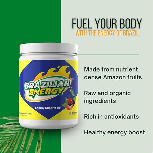 Miniatura 6 de Superalimento de Guaraná Energy con Acai y Acerola, Alto en Antioxidantes y Cafeína Natural (30 Porciones) - Brazilian Energy