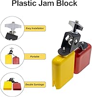 Vista 3 de CashBeat Bloque de atasco de plástico, accesorio de percusión de paso alta/baja para kit de batería