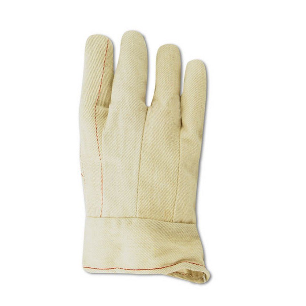 Magid Glove & Safety 94BT Magid MultiMaster 18 oz. Double Palm Gloves with Band Top Cuff, Men's (Fits Large), Natural , Men's (Fits Large) (Pack of 12)