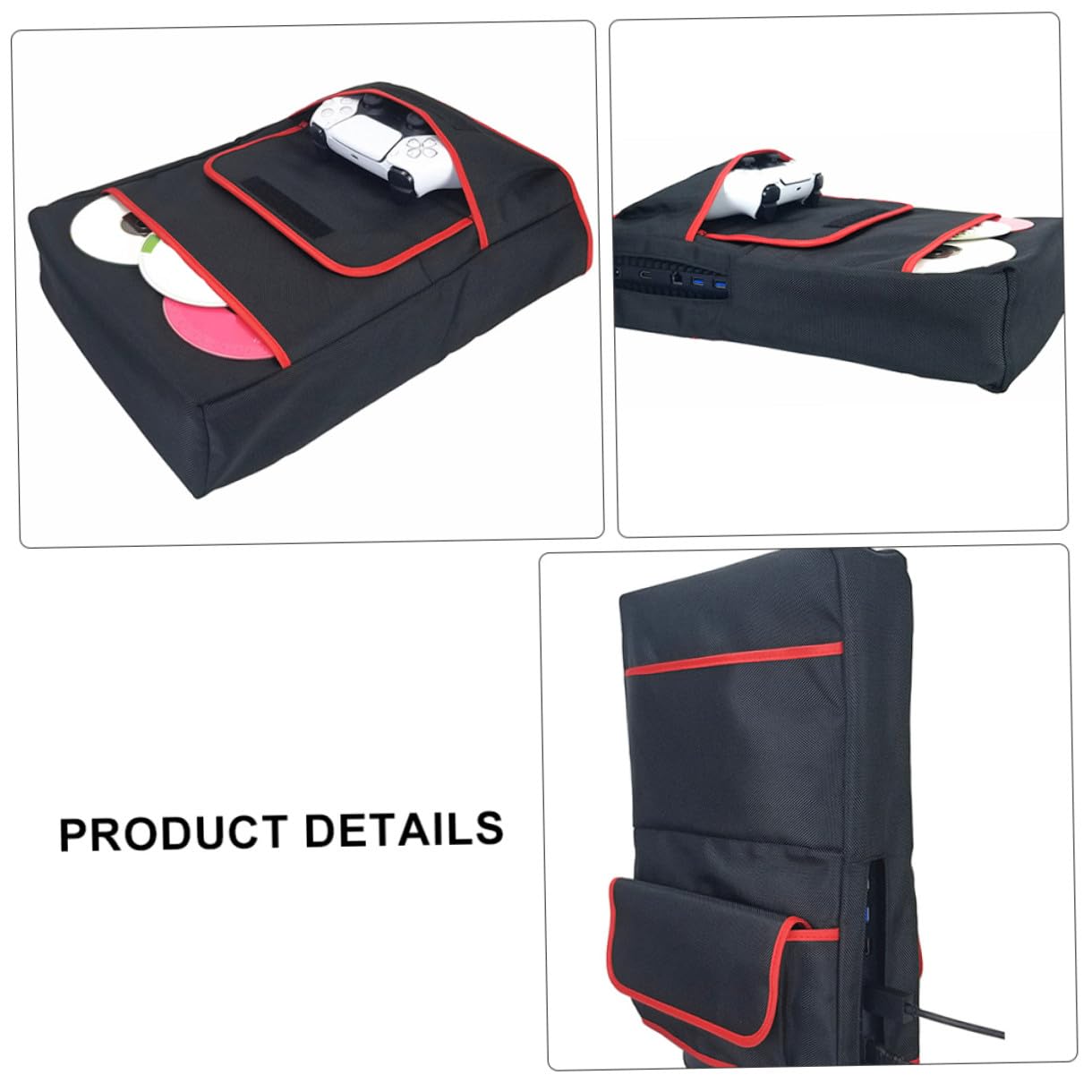 2 Piezas Bolsa Protectora para Consola con Funda para Mando y Estuche para Almacenamiento Compacto y Ligero para Viajar y Organizar Accesorios Gaming